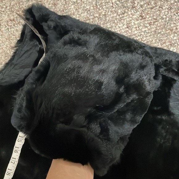 100% real fur long hooded vest - Picture 6 of 7